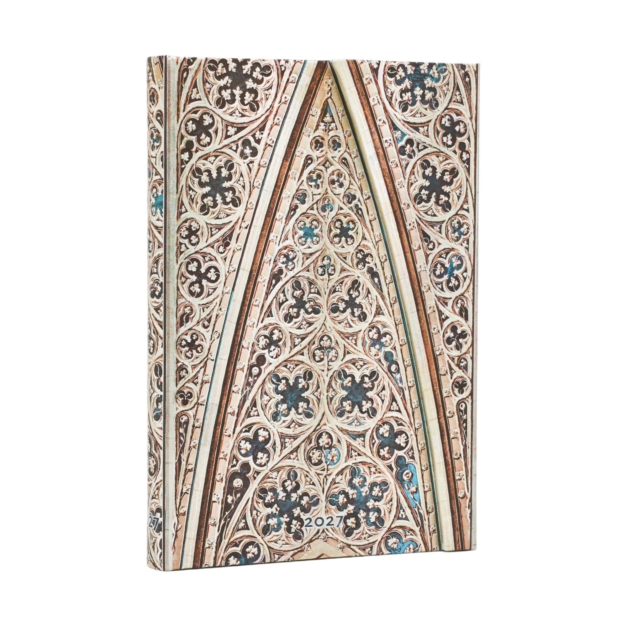 PAPERBLANKS Agenda semainier vertical Couverture rigide 2027 Voûte de la Cathédrale de Milan Mini