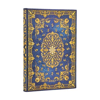 PAPERBLANKS Agenda semainier horizontal Couverture rigide 2027 Ciel de Soie Mini