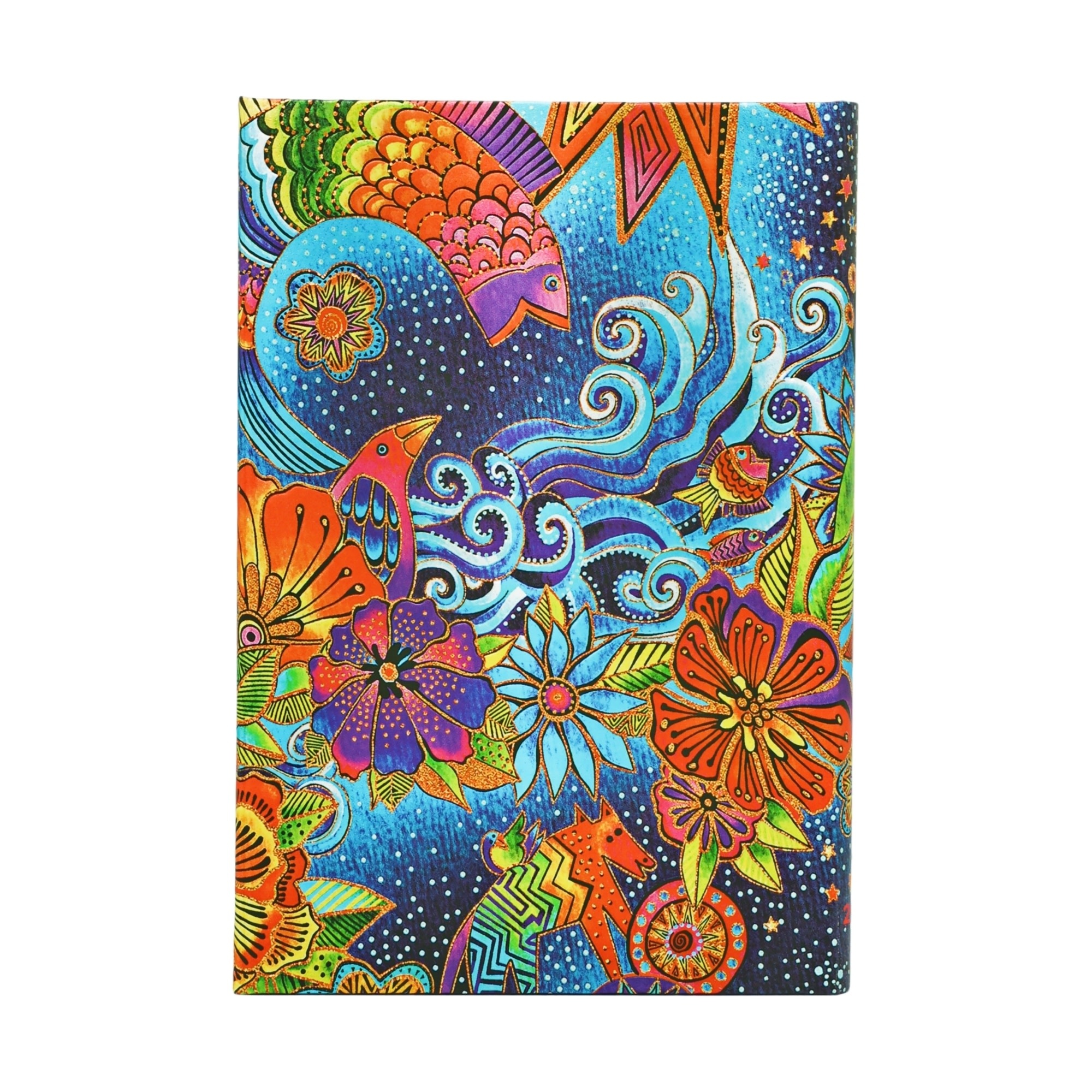 PAPERBLANKS Agenda semainier vertical Couverture rigide 2027 Magie Céleste Mini