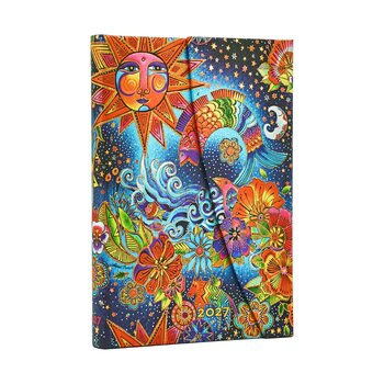 PAPERBLANKS Agenda semainier horizontal Couverture rigide 2027 Magie Céleste Mini