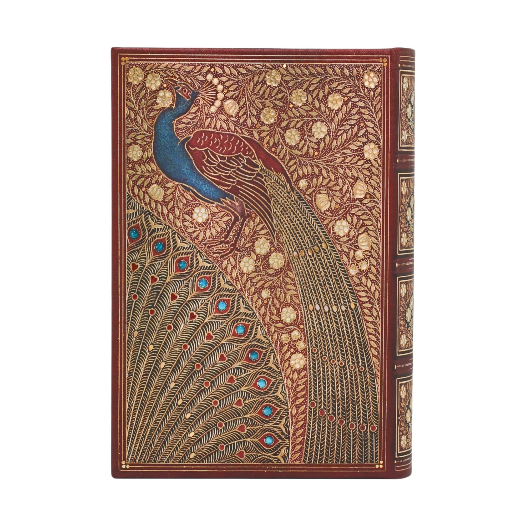 PAPERBLANKS Agenda journalier Couverture rigide 2027 Les Paons de Hafiz Mini