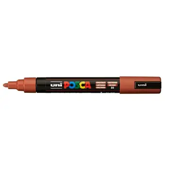 UNI-BALL Posca Marqueur pointe conique moyenne PC5M Chataigne