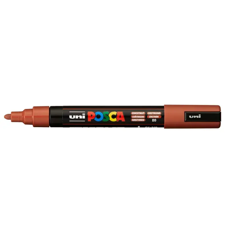 UNI-BALL Posca Marqueur pointe conique moyenne PC5M Chataigne