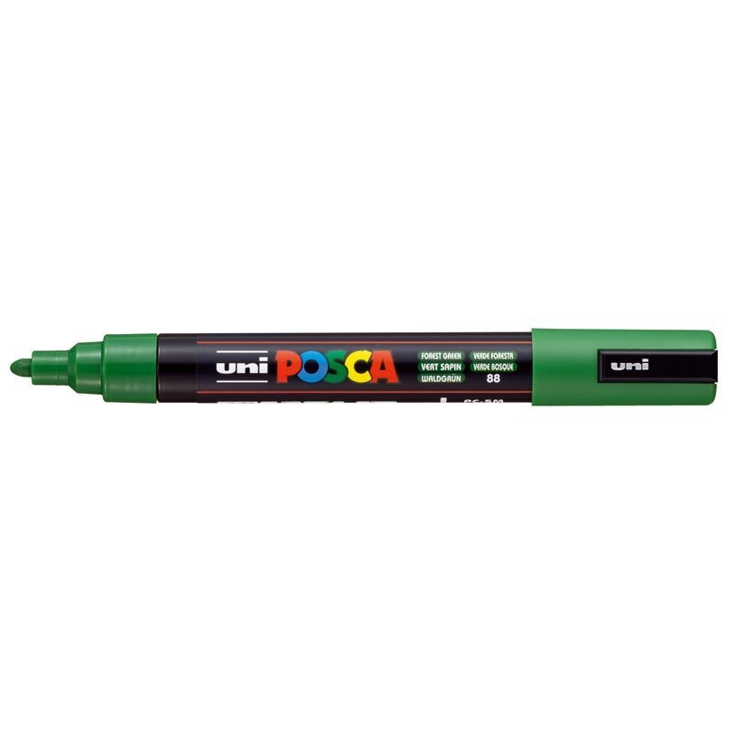 UNI-BALL Posca Marqueur pointe conique moyenne PC5M Vert Sapin