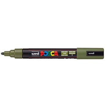 UNI-BALL Posca Marqueur pointe conique moyenne PC5M Vert Kaki