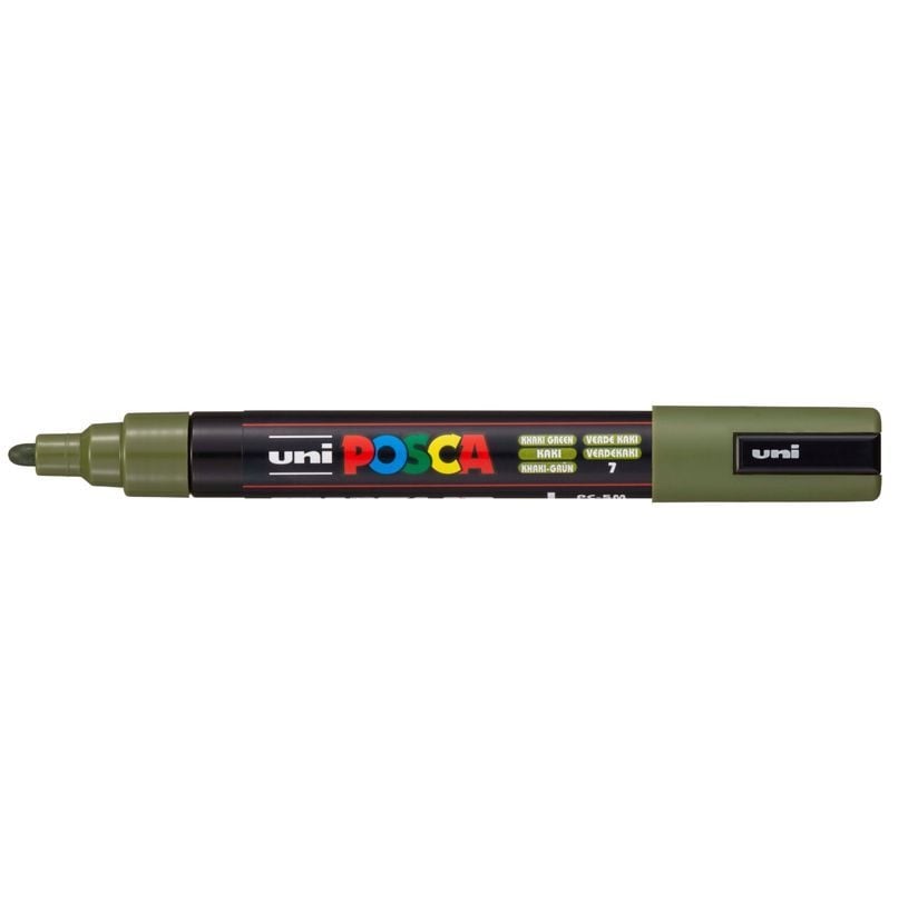 UNI-BALL Posca Marqueur pointe conique moyenne PC5M Vert Kaki