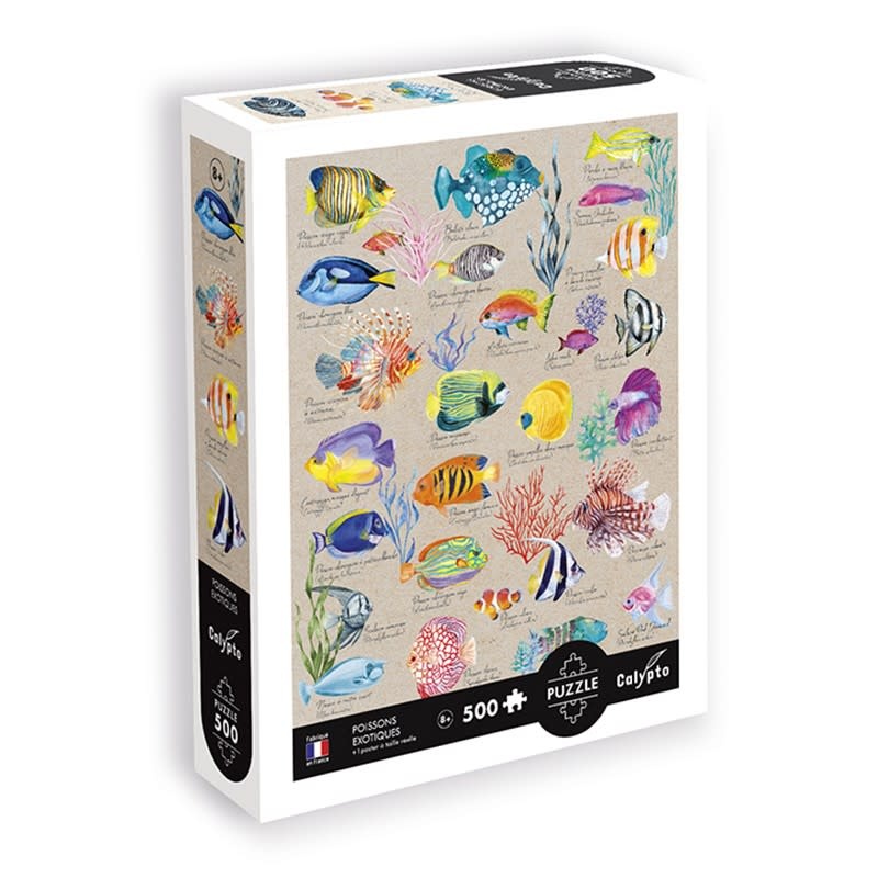 SENTOSPHERE Puzzle 500 P - Les Poissons Exotiques