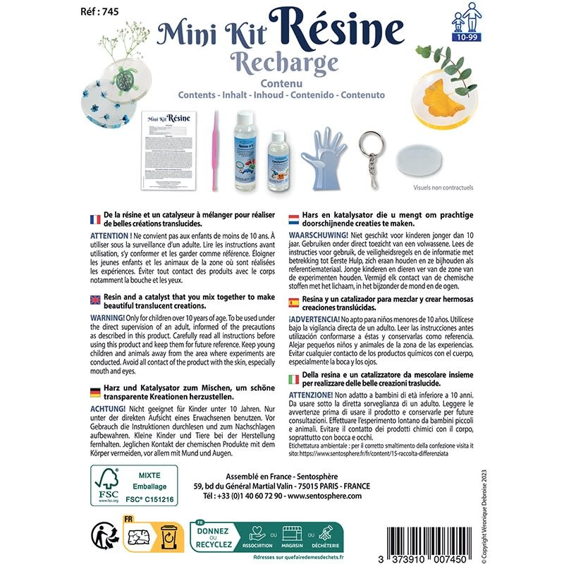 SENTOSPHERE Mini Kit Resine