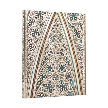 PAPERBLANKS Agenda semainier vertical Couverture rigide 2027 Voûte de la Cathédrale de Milan Ultra