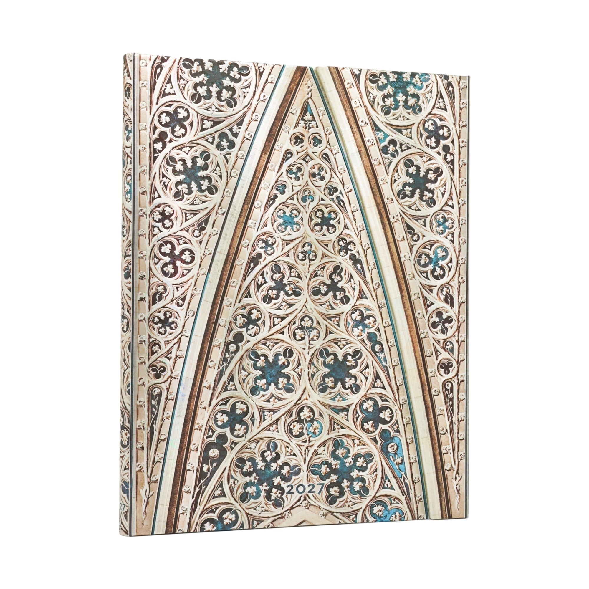 PAPERBLANKS Agenda semainier vertical Couverture rigide 2027 Voûte de la Cathédrale de Milan Ultra