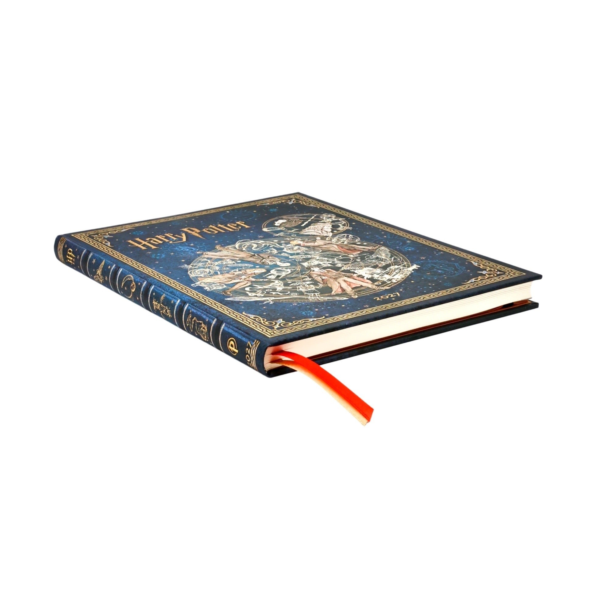 PAPERBLANKS Agenda semainier vertical Couverture rigide 2027 Agenda Légendes de Poudlard Ultra