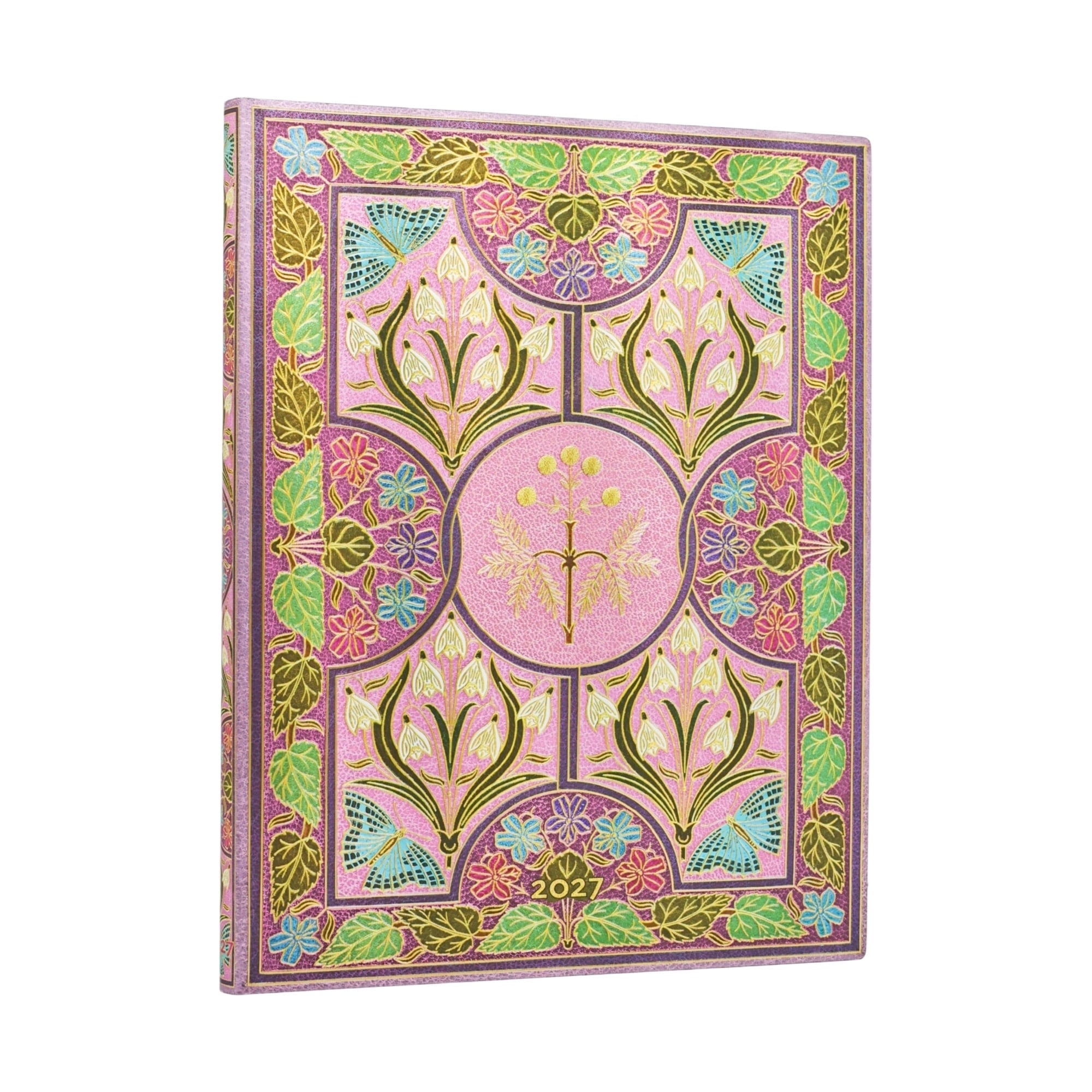 PAPERBLANKS Agenda semainier vertical  Couverture souple 2027 Mimosa Ultra