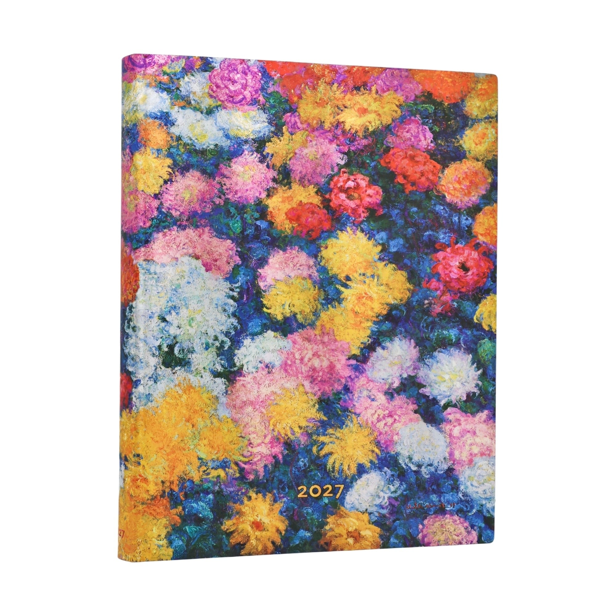 PAPERBLANKS Agenda journalier Couverture souple 2027 Les Chrysanthèmes de Monet Ultra