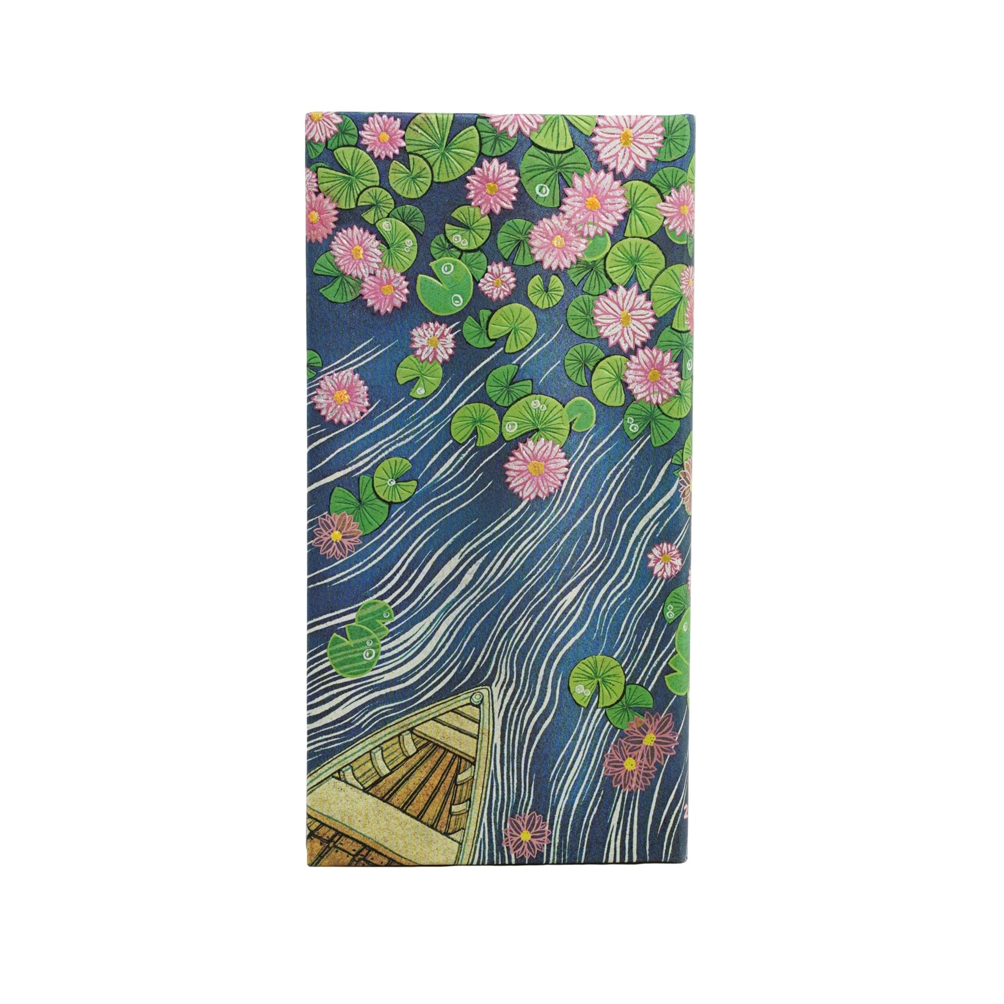 PAPERBLANKS Agenda semainier horizontal Couverture rigide 2027 Rivière aux Lotus Slim