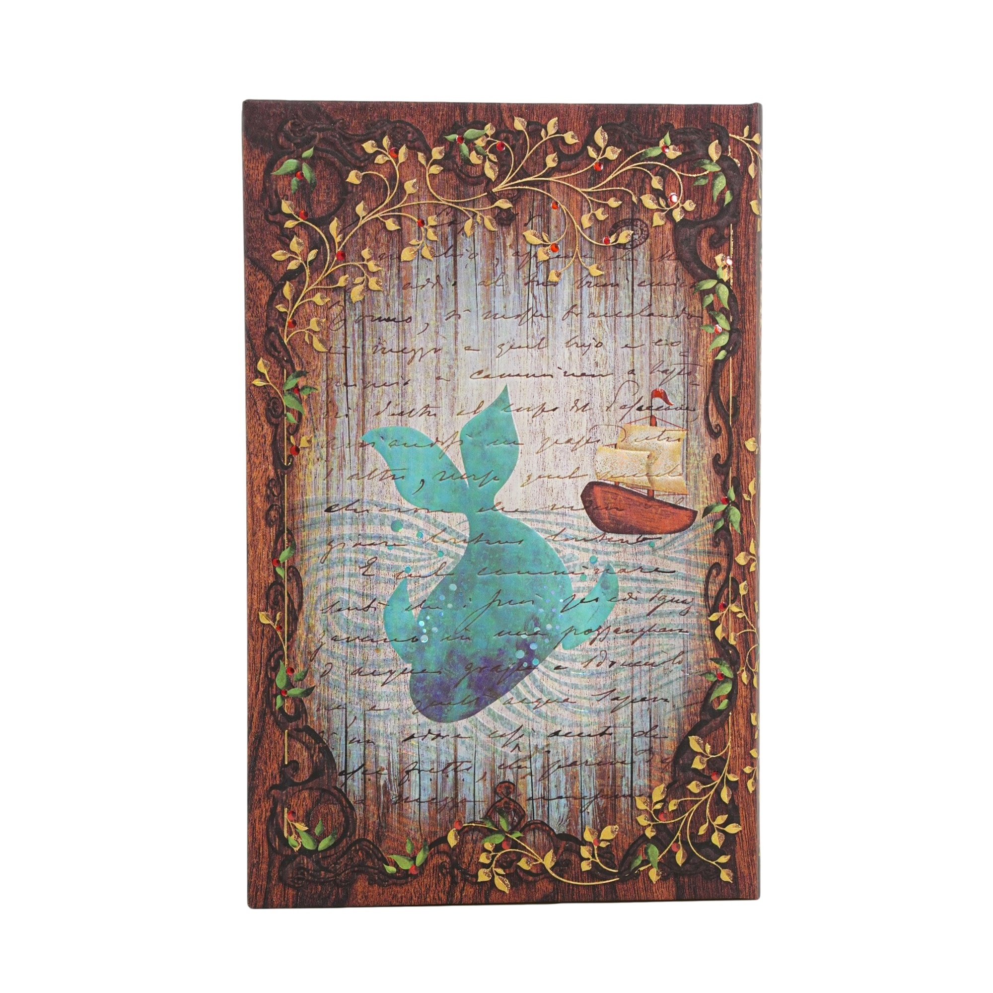 PAPERBLANKS Agenda semainier horizontal Couverture rigide 2027 Carlo Collodi, Pinocchio Maxi