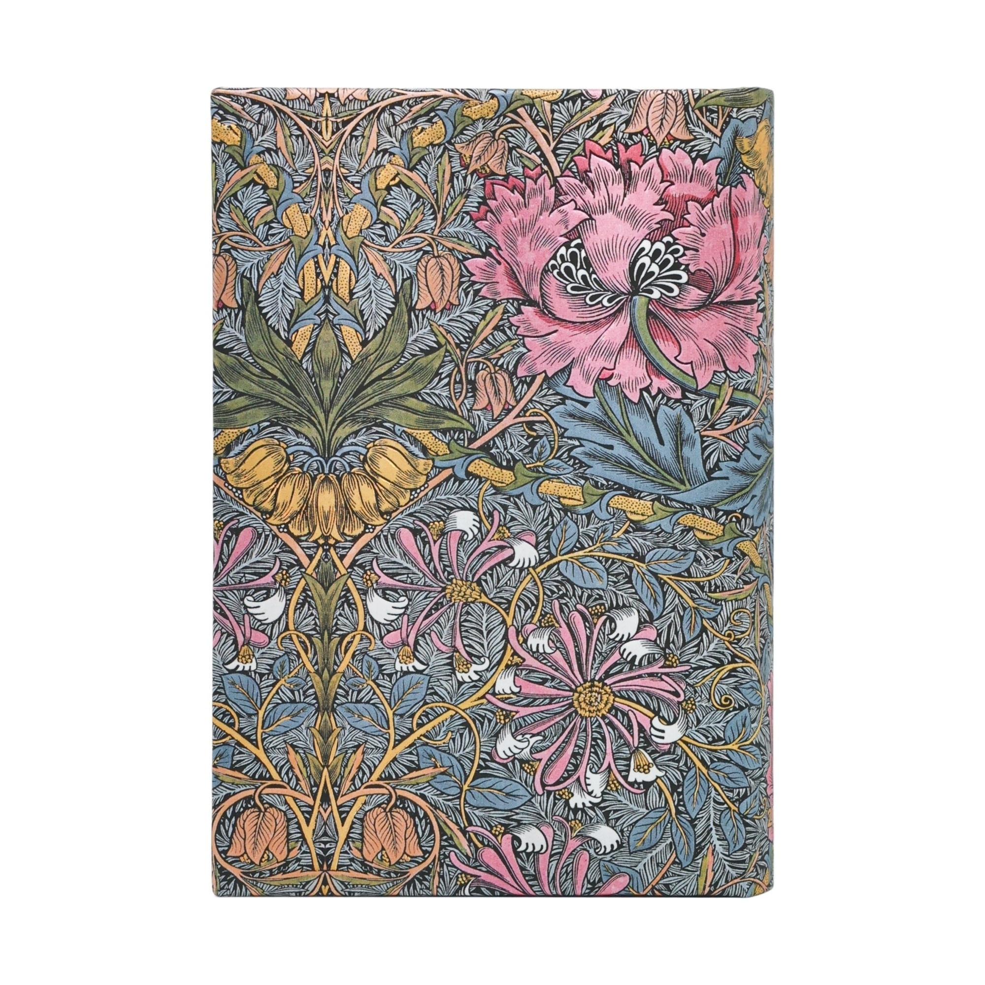 PAPERBLANKS Agenda semainier horizontal Couverture souple 2027 Morris Chèvrefeuille Rose Maxi