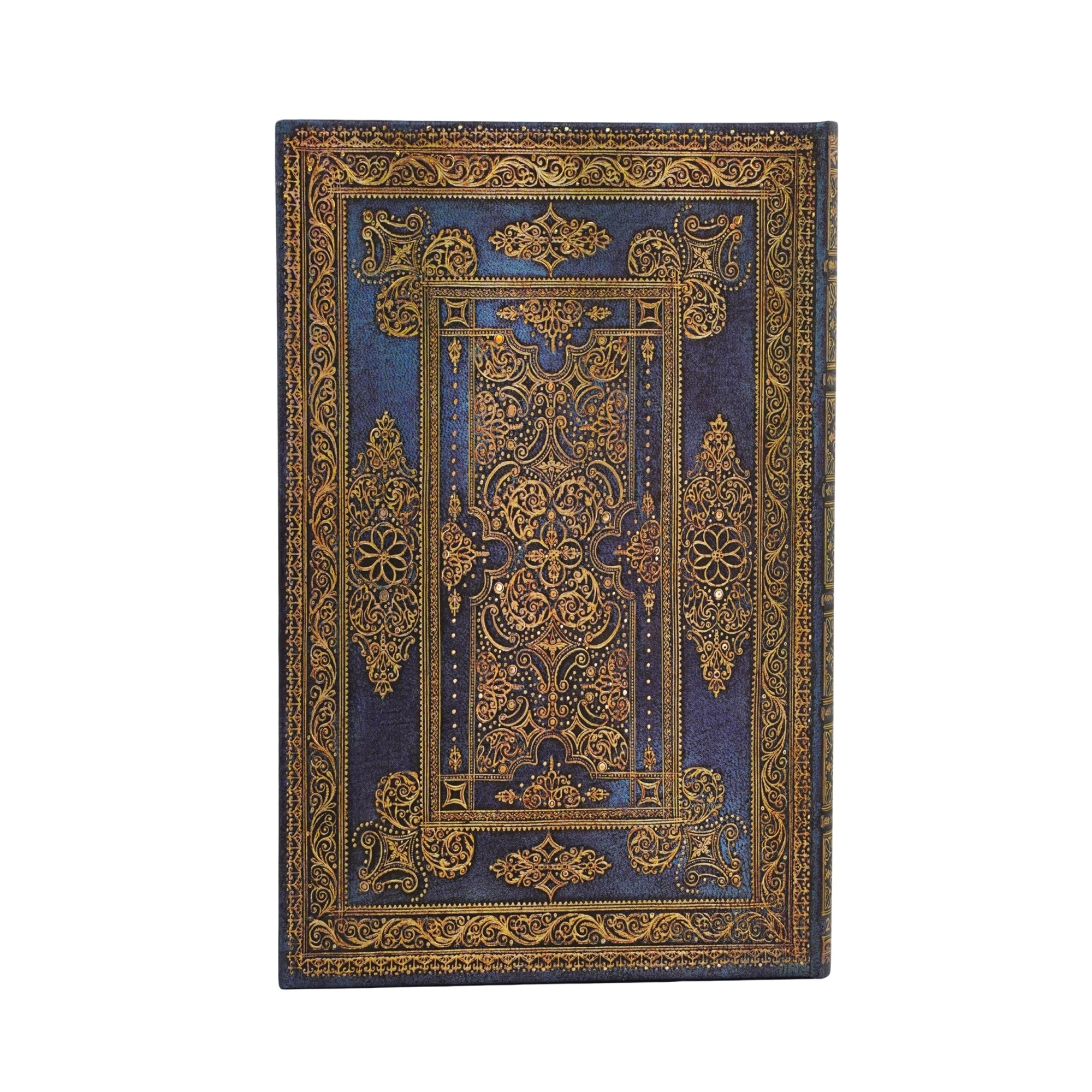 PAPERBLANKS Agenda semainier horizontal Couverture rigide 2027 Luxe Bleu Maxi