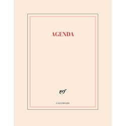 GALLIMARD Agenda Litteraire Grand Format 12 Mois 2027 19,5 x 25cm