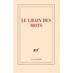 GALLIMARD Carnet - Le grain des mots