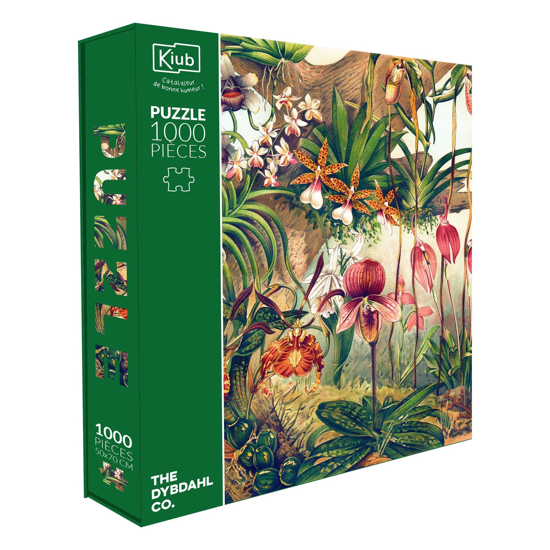 KIUB Puzzle 1000 Pcs + Pochon The Dybdahl V Foret Orchidee