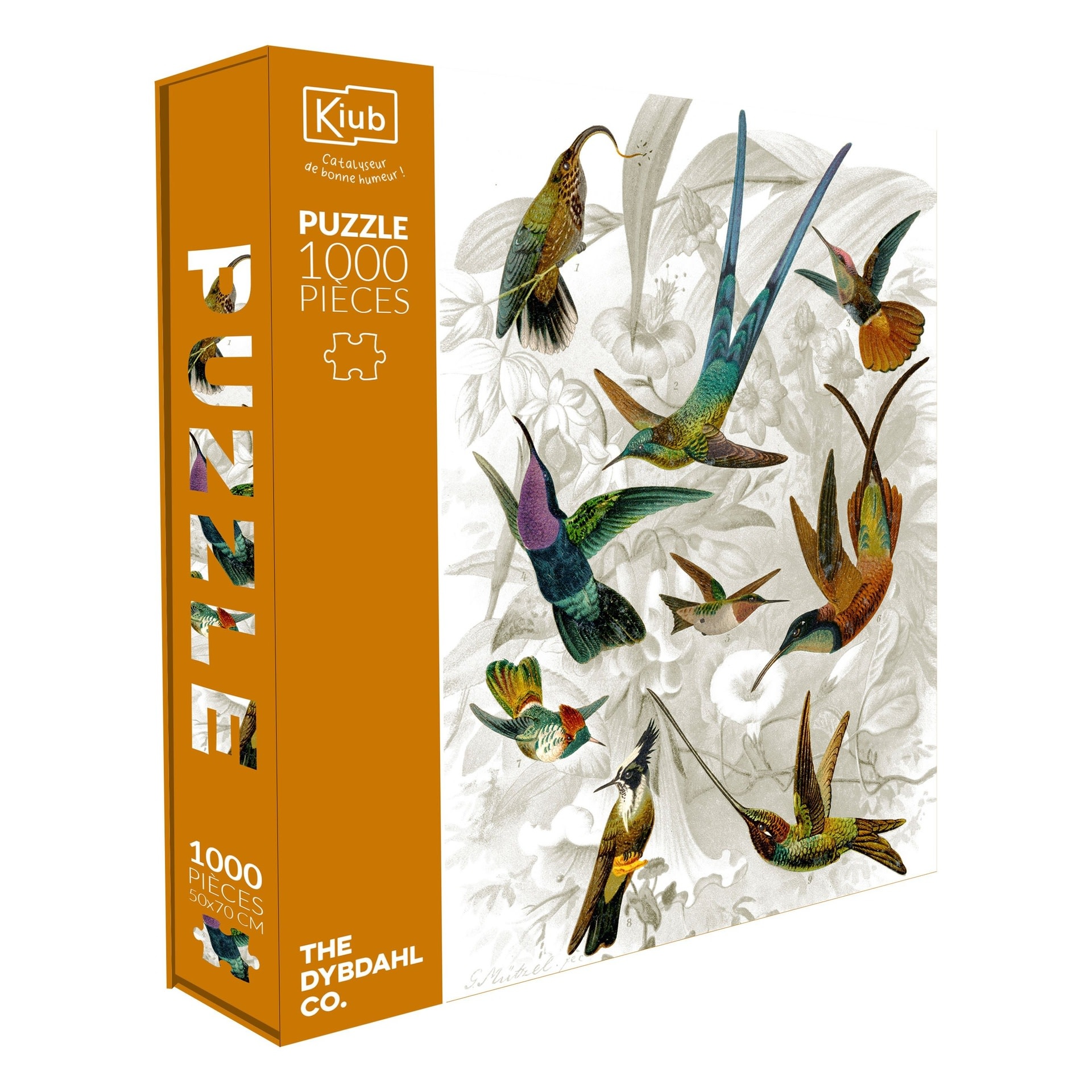 KIUB Puzzle 1000 Pcs + Pochon The Dybdahl V Colibris