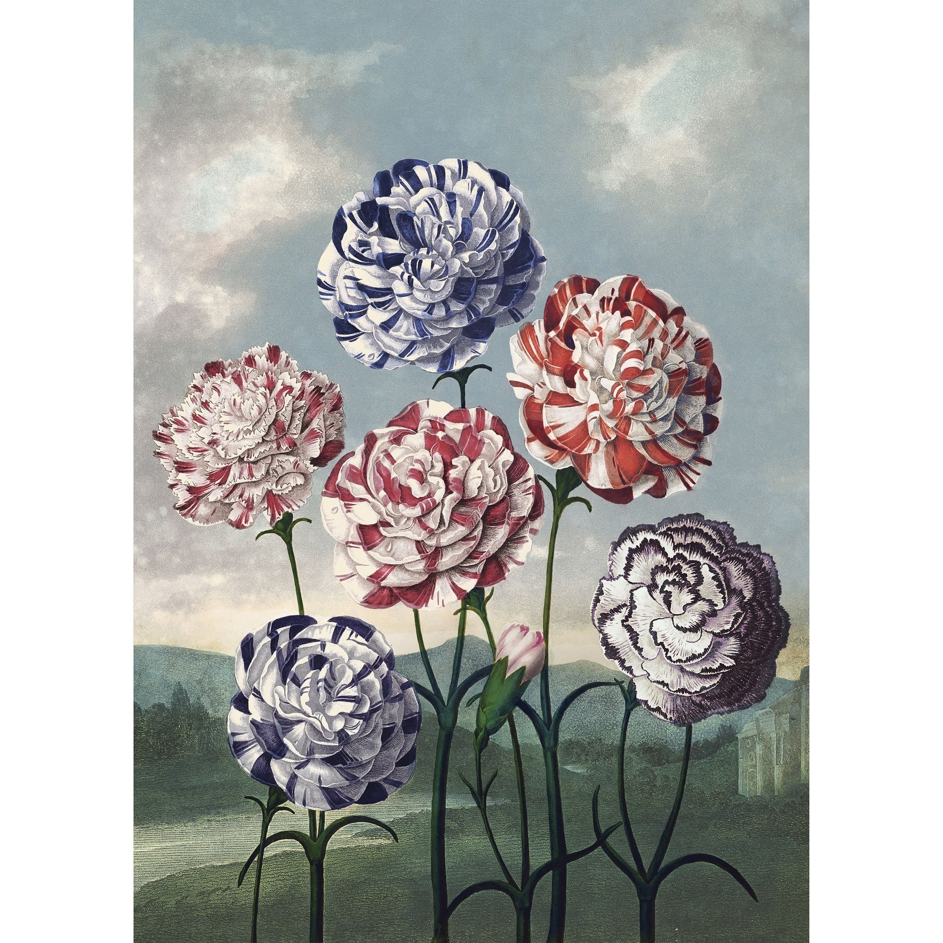KIUB Puzzle 1000 Pcs + Pochon The Dybdahl V Fleurs Multi