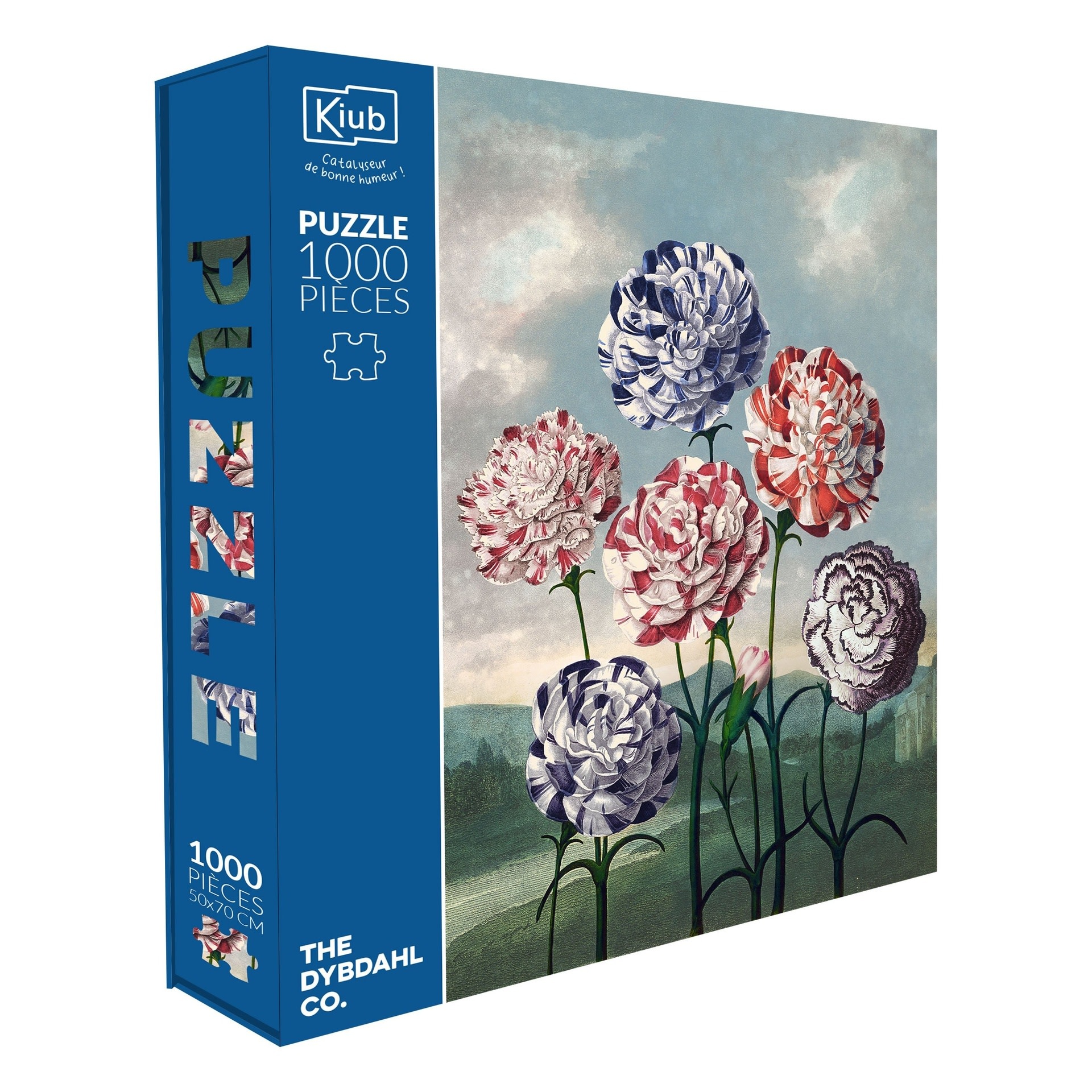 KIUB Puzzle 1000 Pcs + Pochon The Dybdahl V Fleurs Multi