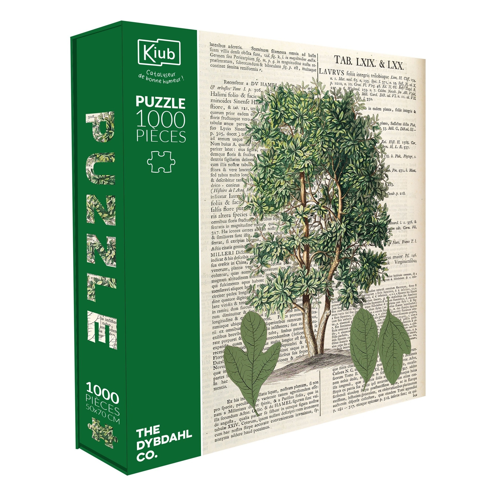 KIUB Puzzle 1000 Pcs + Pochon The Dybdahl V Laurier Texte