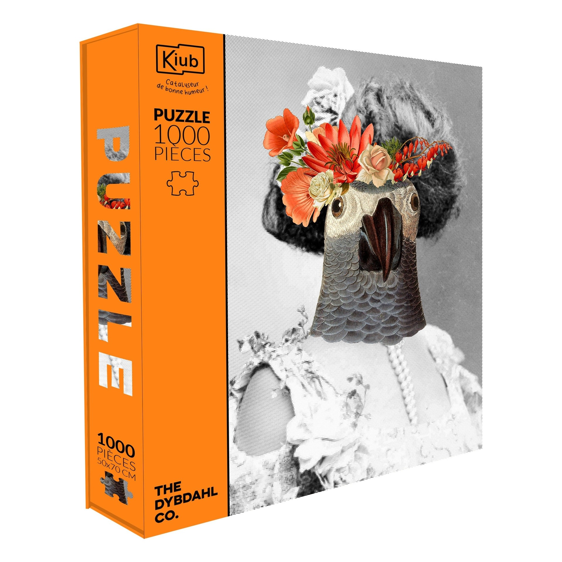KIUB Puzzle 1000 Pcs + Pochon The Dybdahl V Dame Perroquet