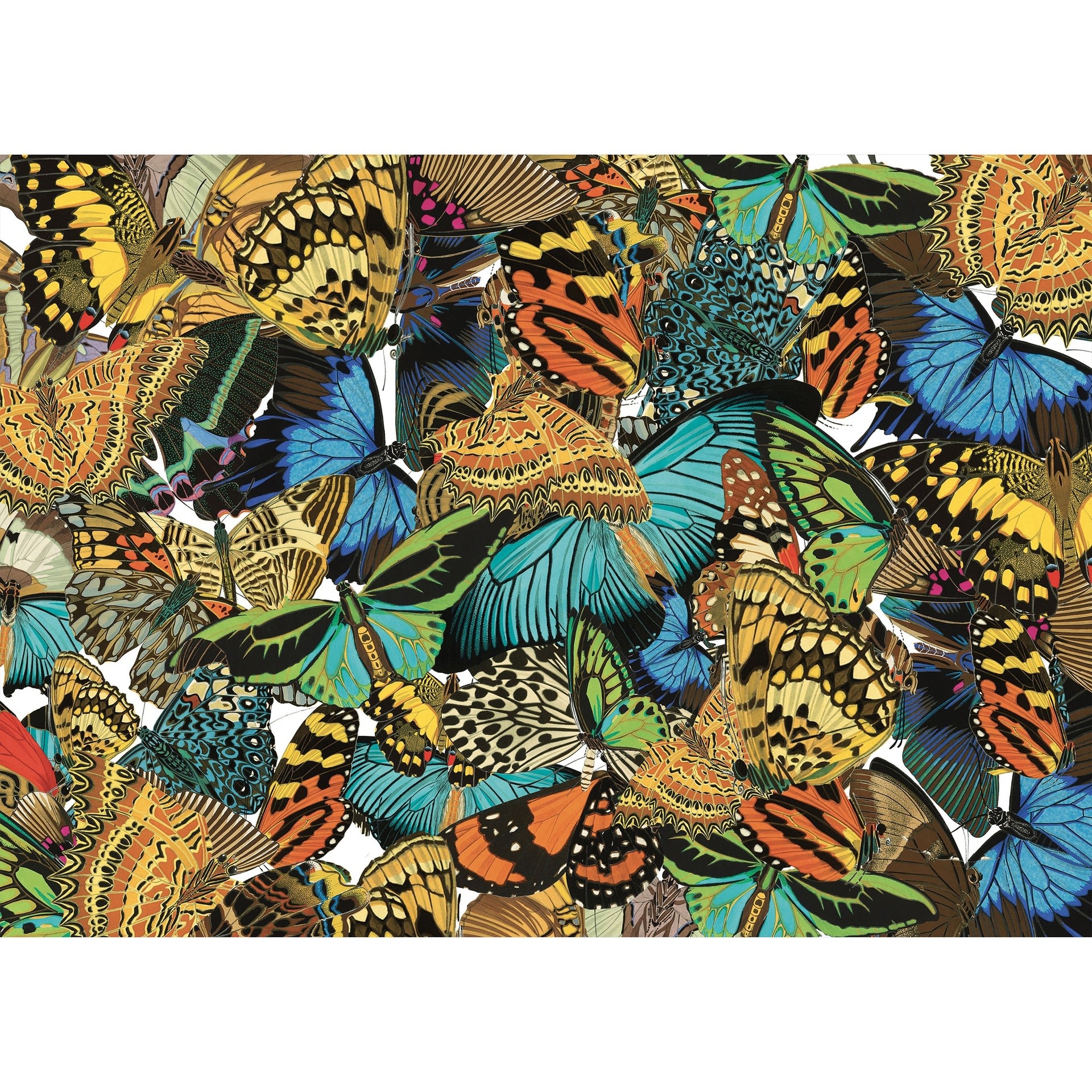 KIUB Puzzle 1000 Pcs + Pochon The Dybdahl H Papillons
