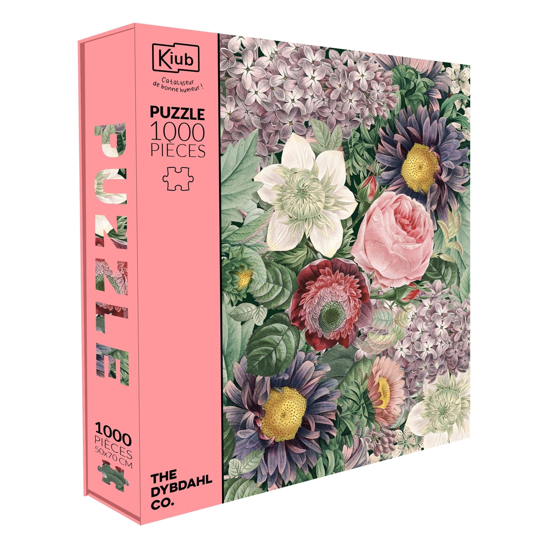 KIUB Puzzle 1000 Pcs + Pochon The Dybdahl H Fleurs