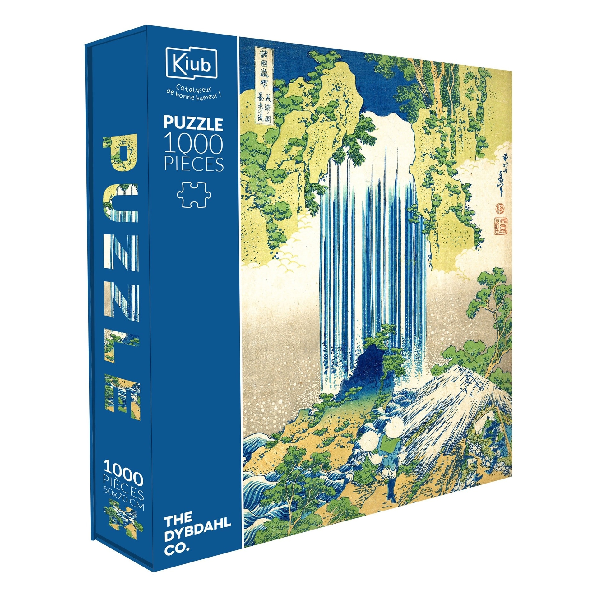 KIUB Puzzle 1000 Pcs + Pochon The Dybdahl V Cascade Japon