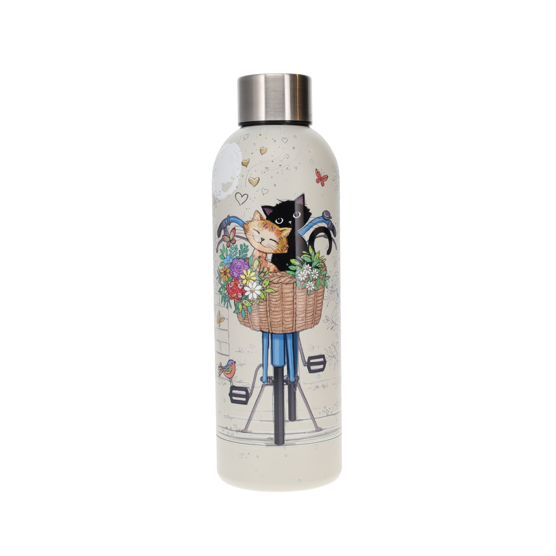 KIUB Bouteille Isotherme 500Ml Bug Art Chats Velo
