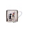 KIUB Mug Expresso Droit +  Fourreau Bug Art Chat Peintre