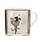 KIUB Mug Xl Droit 425 Ml Porcelaine + Fourreau Bug Art Chats Velo