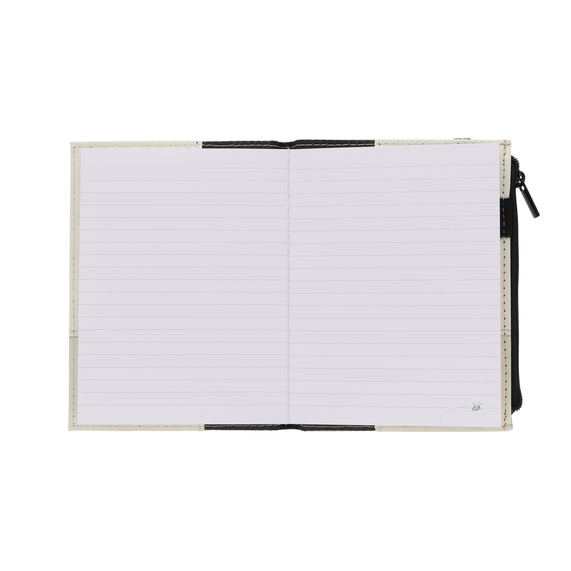 KIUB Nb Ligne A6 Pochette Pu Recycle Bug Art Chat Et Coussins 15.1x11.8cm