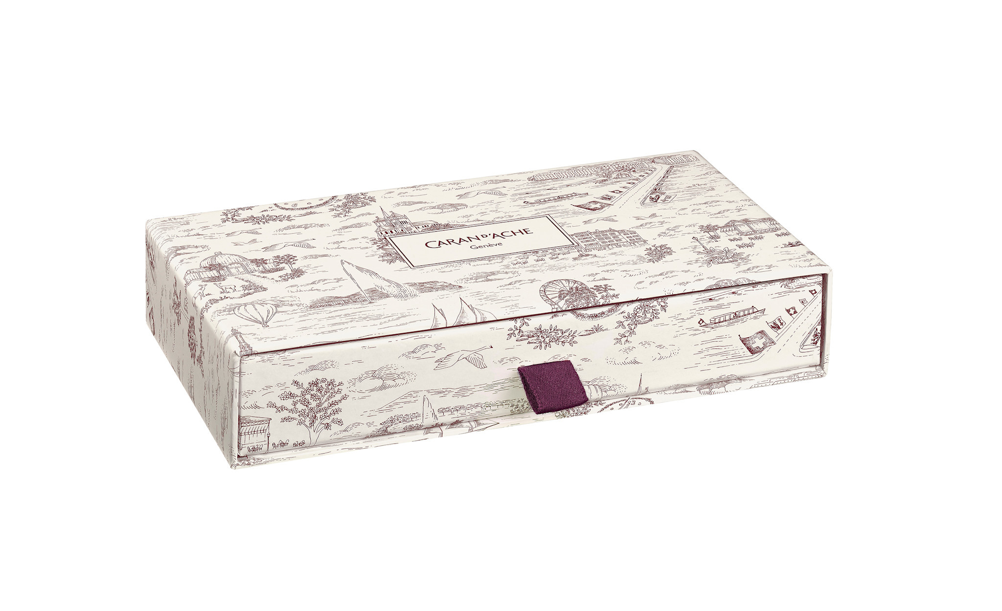 CARAN D'ACHE Ecridor Set Stylo Bille Et Cuir Noël 2026