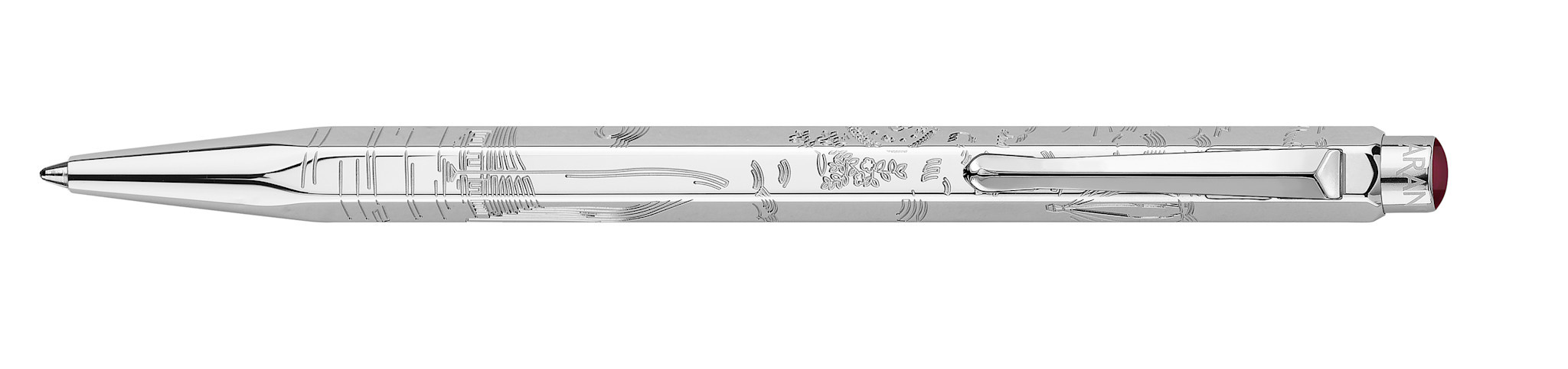 CARAN D'ACHE Ecridor Set Stylo Bille Et Cuir Noël 2026