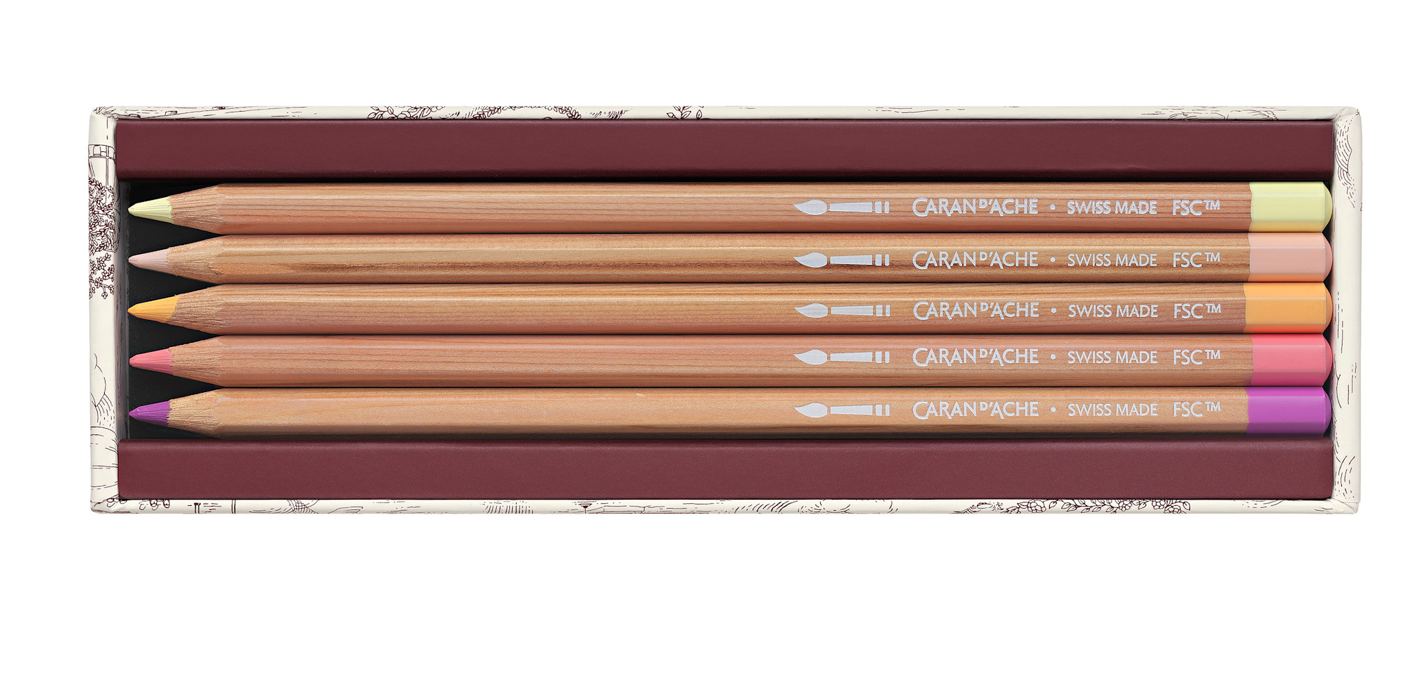 CARAN D'ACHE Set Couleur, 10 Crayons, Noël 2026