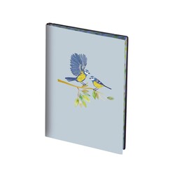 EDITIONS DU DESASTRE Icones - Carnet souple simili cuir A6 - Mésange 10,5x15cm 192p lignées