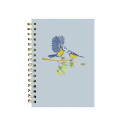 EDITIONS DU DESASTRE Icones - Carnet À Spirales - Mésange 16x21cm 192p lignées