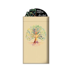 EDITIONS DU DESASTRE Icones - Pochette À Lunettes aspect cuir - Arbre 9,5x18cm