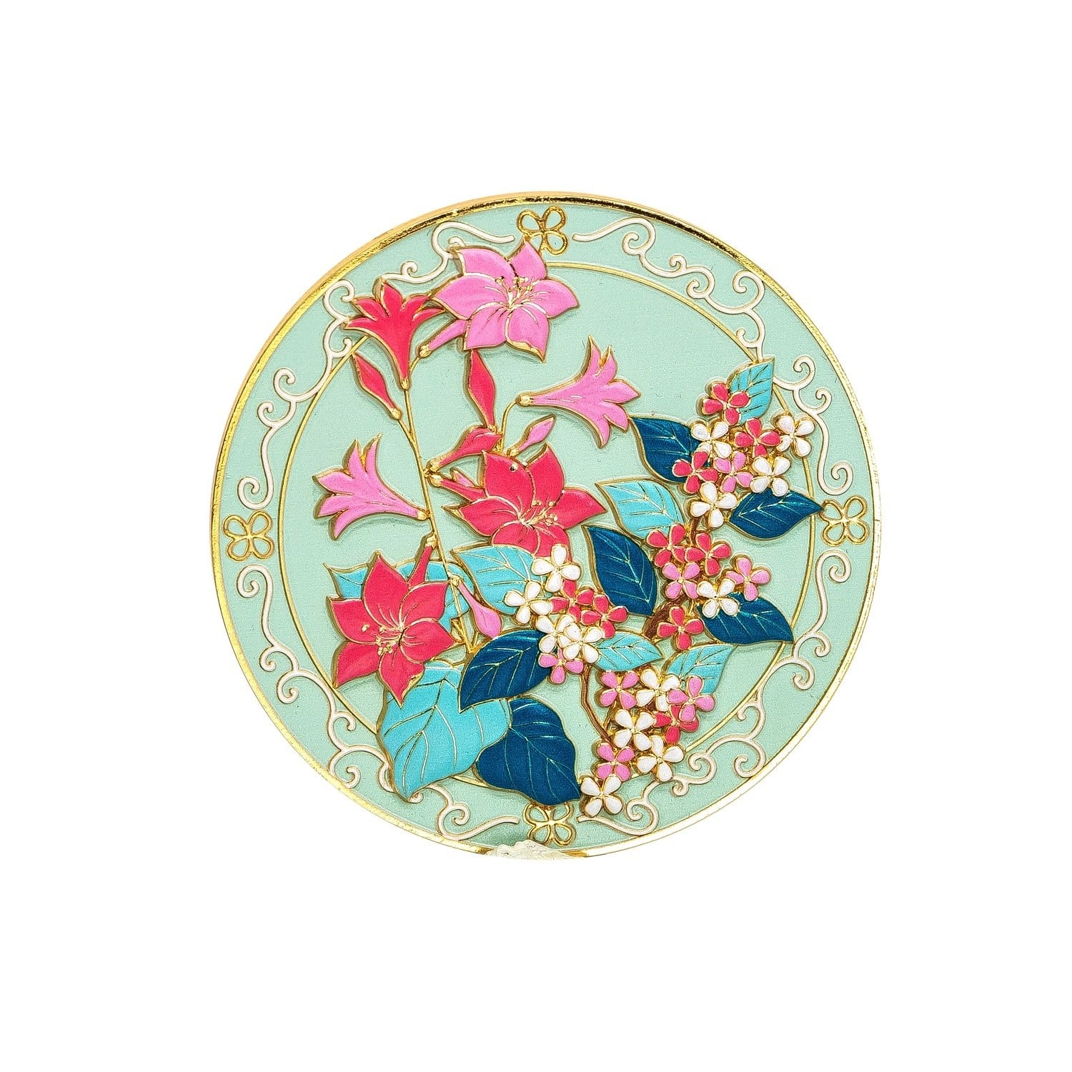 EDITIONS DU DESASTRE Kyoto - Miroir - Lotus Ø 8cm
