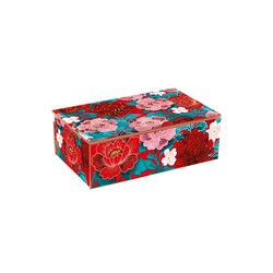 EDITIONS DU DESASTRE Kyoto - Boîte En Verre doublée velours noir- Pivoine 18x13x6cm