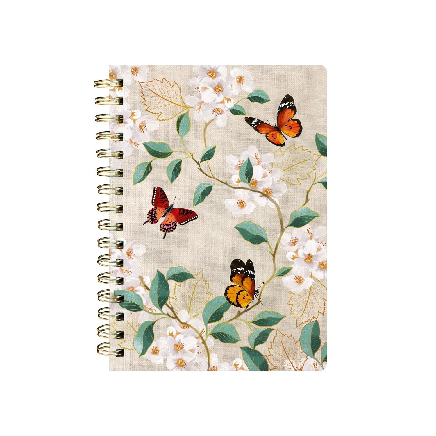 EDITIONS DU DESASTRE Kyoto - Carnet À Spirales - Papillon 16x21cm 192p lignées