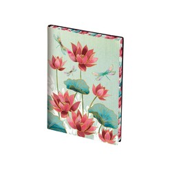 EDITIONS DU DESASTRE Kyoto - Carnet Souple simili cuir - Lotus 16x20cm 192p lignées
