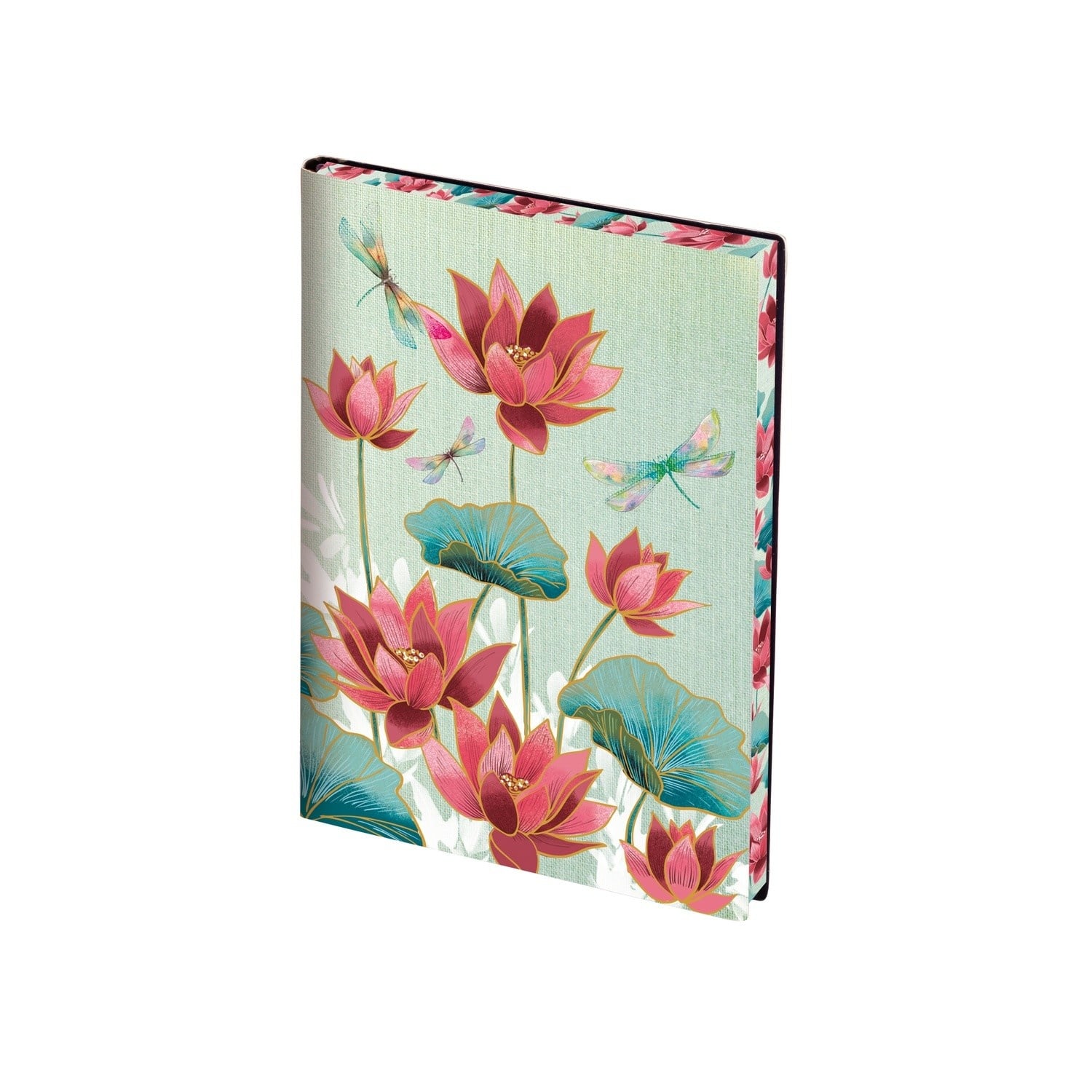 EDITIONS DU DESASTRE Kyoto - Carnet Souple simili cuir - Lotus 16x20cm 192p lignées