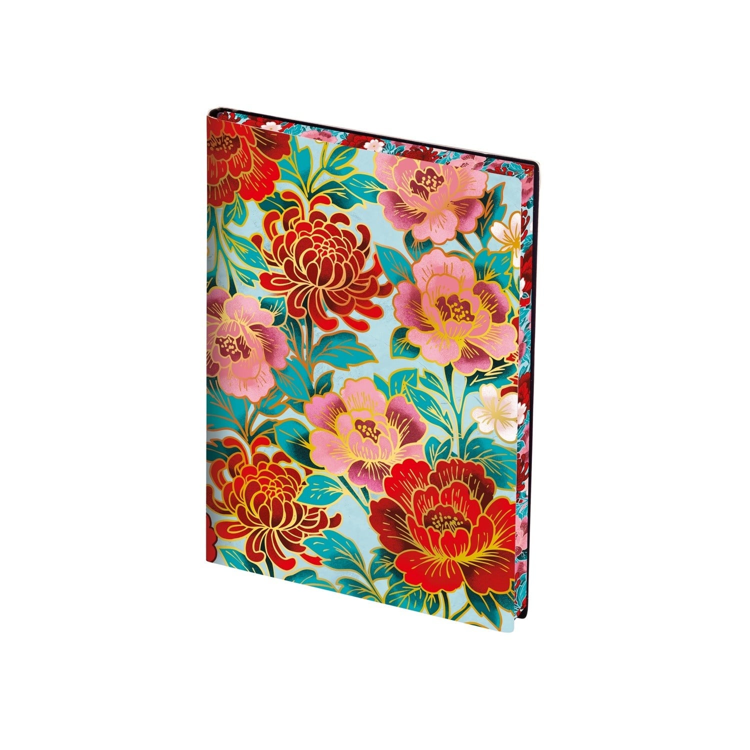 EDITIONS DU DESASTRE Kyoto - Carnet Souple simili cuir - Pivoine 16x20cm 192p lignées