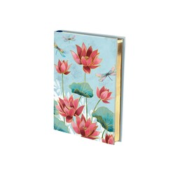 EDITIONS DU DESASTRE Kyoto - Carnet Luxe B6 - Lotus 12,5x17,5cm 144p lignées