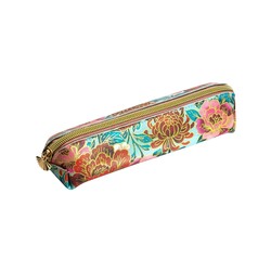 EDITIONS DU DESASTRE Kyoto - Trousse À Crayons simili cuir - Pivoine 20,5x5x6cm